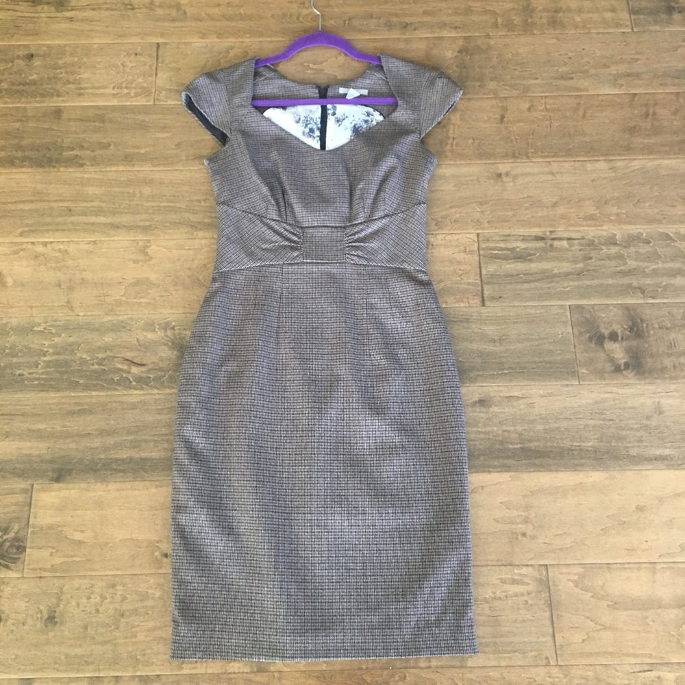 H&M houndstooth dress